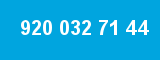 920 032 71 44 920 032 71 44